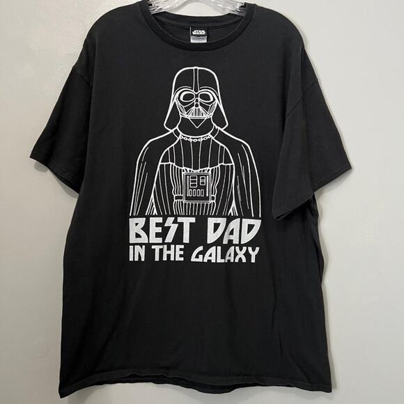 Star Wars Other - Star Wars Darth Vader Best Dad in the Galaxy T-Shirt Black | Men's Size XL